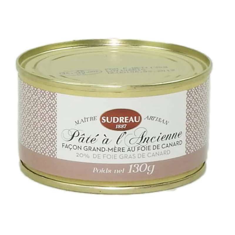 Pâté à l’Ancienne façon Grand-mère au Foie de Canard 20 % – Sudreau – Marché des Délices