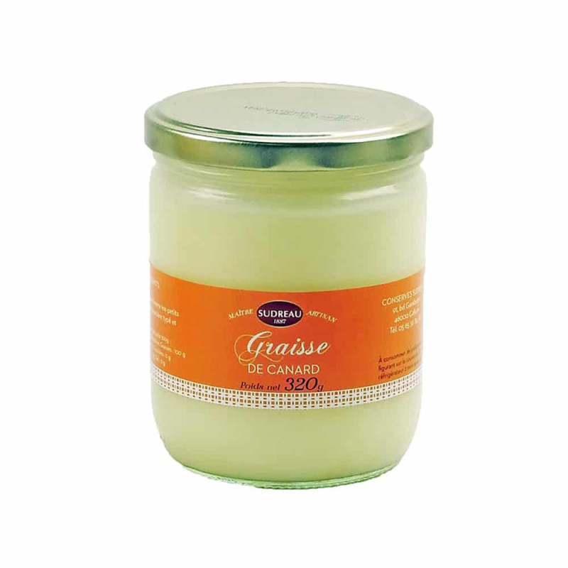 Graisse de Canard 320 g – Cuisine traditionnelle | Maison Sudreau – Marché des Délices
