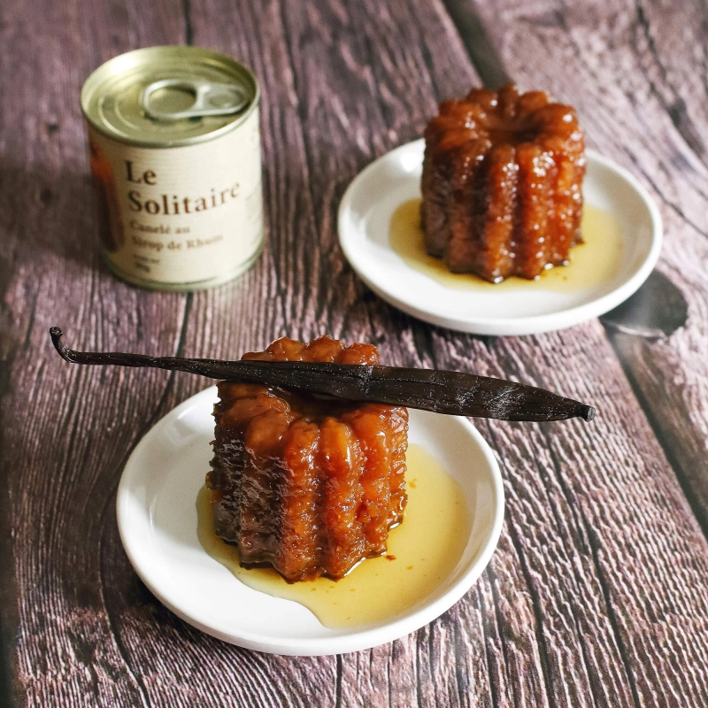 Canelé au Sirop de Rhum 90 g – Gâteau individuel gourmand
