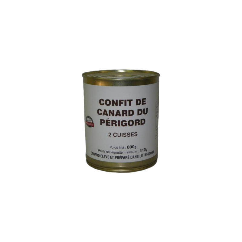 Confit de Canard IGP 2 Cuisses 800 g – Spécialité Sud-Ouest