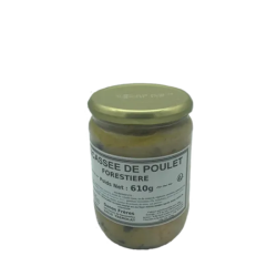 Fricassée de Poulet Forestière 610 g – Plat cuisiné traditionnel