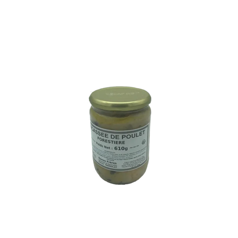 Fricassée de Poulet Forestière 610 g – Plat cuisiné traditionnel