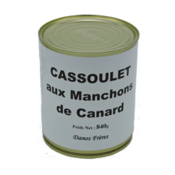 Cassoulet aux Manchons de Canard 420 g – Spécialité du Sud-Ouest