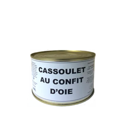 Cassoulet au Confit d’Oie 1 460 g – Spécialité du Sud-Ouest