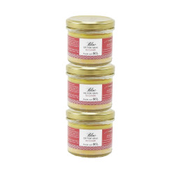 Bloc de Foie Gras de Canard – Lot de 3 × 80 g